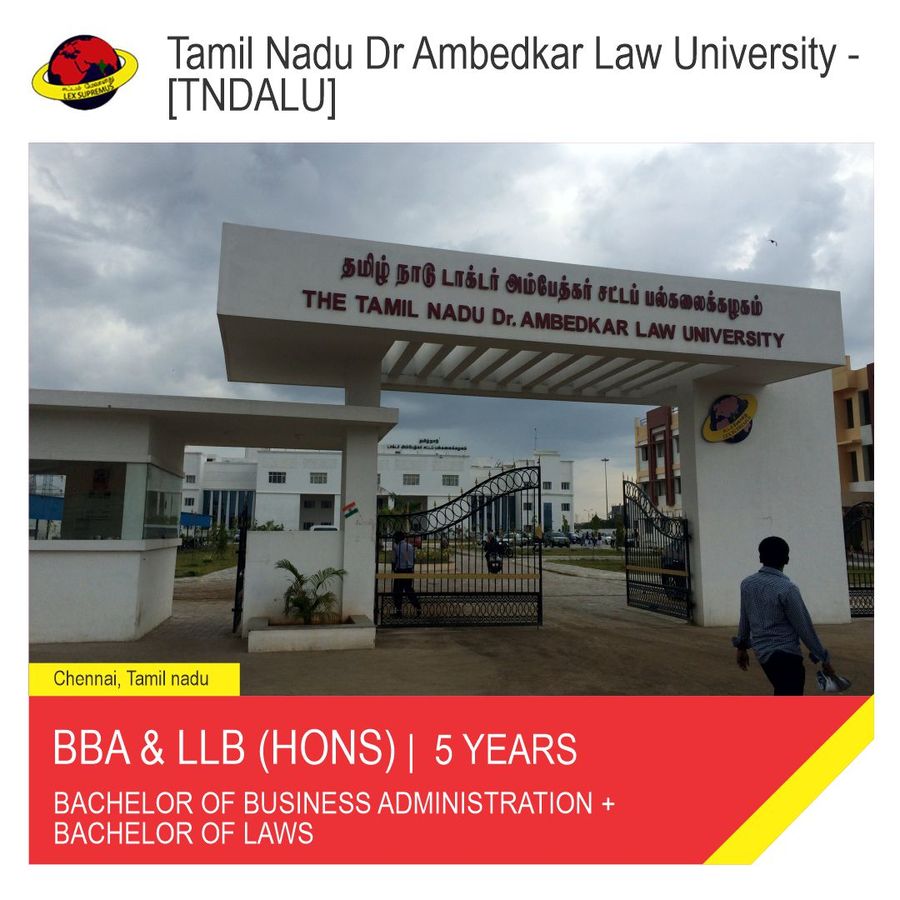 Tamil Nadu Dr Ambedkar Law University  [Tndalu]