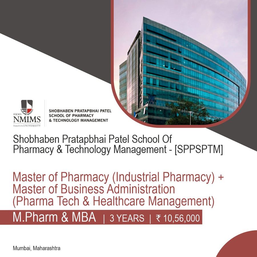 Shobhaben Pratapbhai Patel School Of Pharmacy & Technology Management - [SPPSPTM], Mumbai