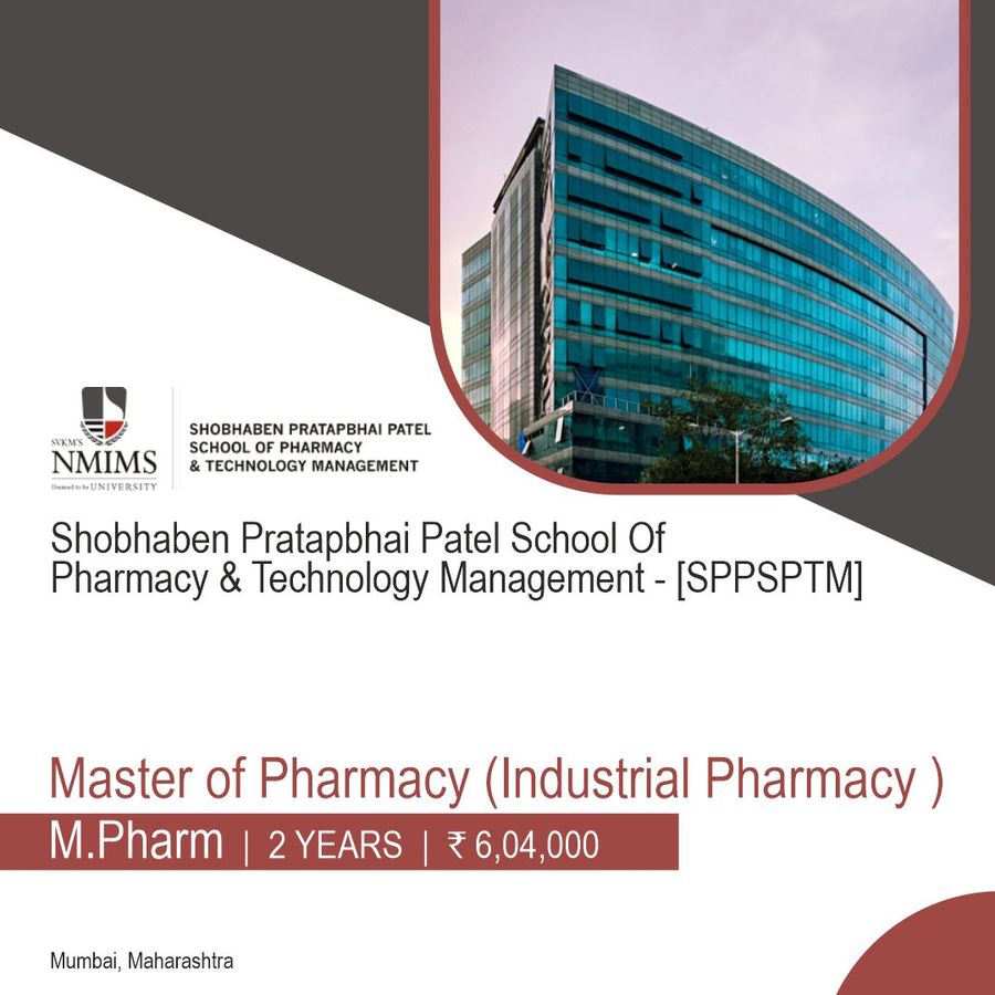 Shobhaben Pratapbhai Patel School Of Pharmacy & Technology Management - [SPPSPTM], Mumbai
