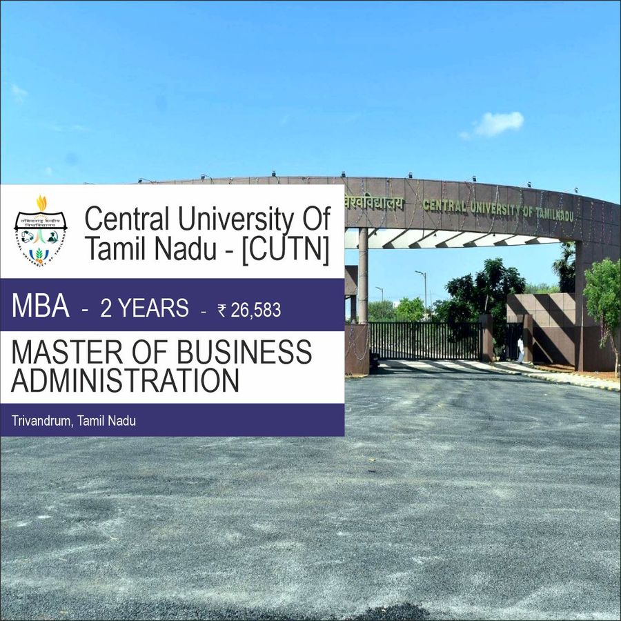 Central University of Tamil Nadu - [Cutn], Thiruvarur