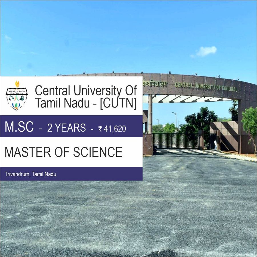 Central University of Tamil Nadu - [Cutn], Thiruvarur