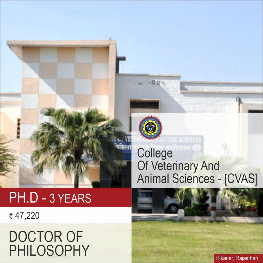 College of Veterinary And Animal Sciences - [Cvas], Bikaner
